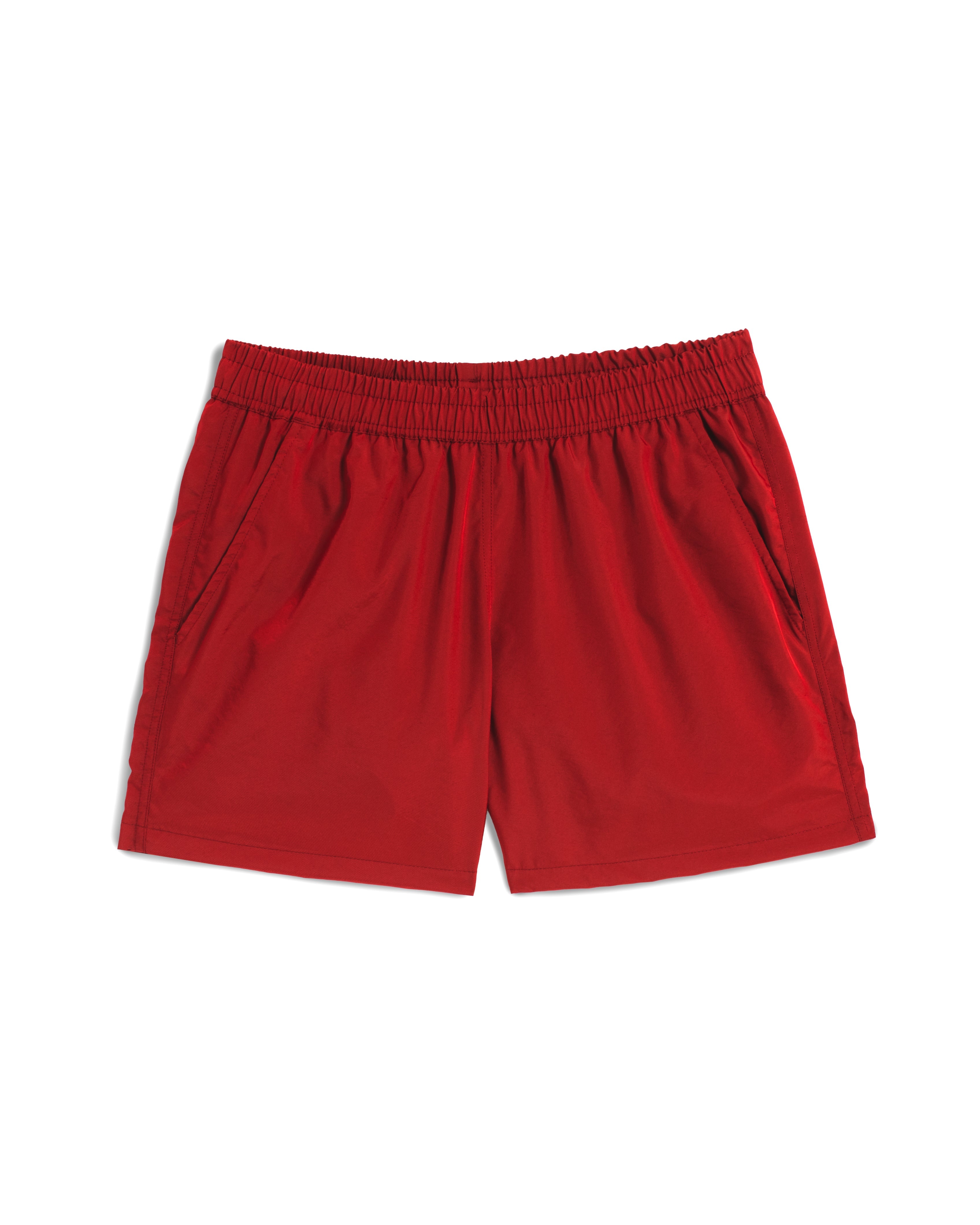 Bather | Iridescent Crimson Modern Trunk | Quality Surf & Swimwear