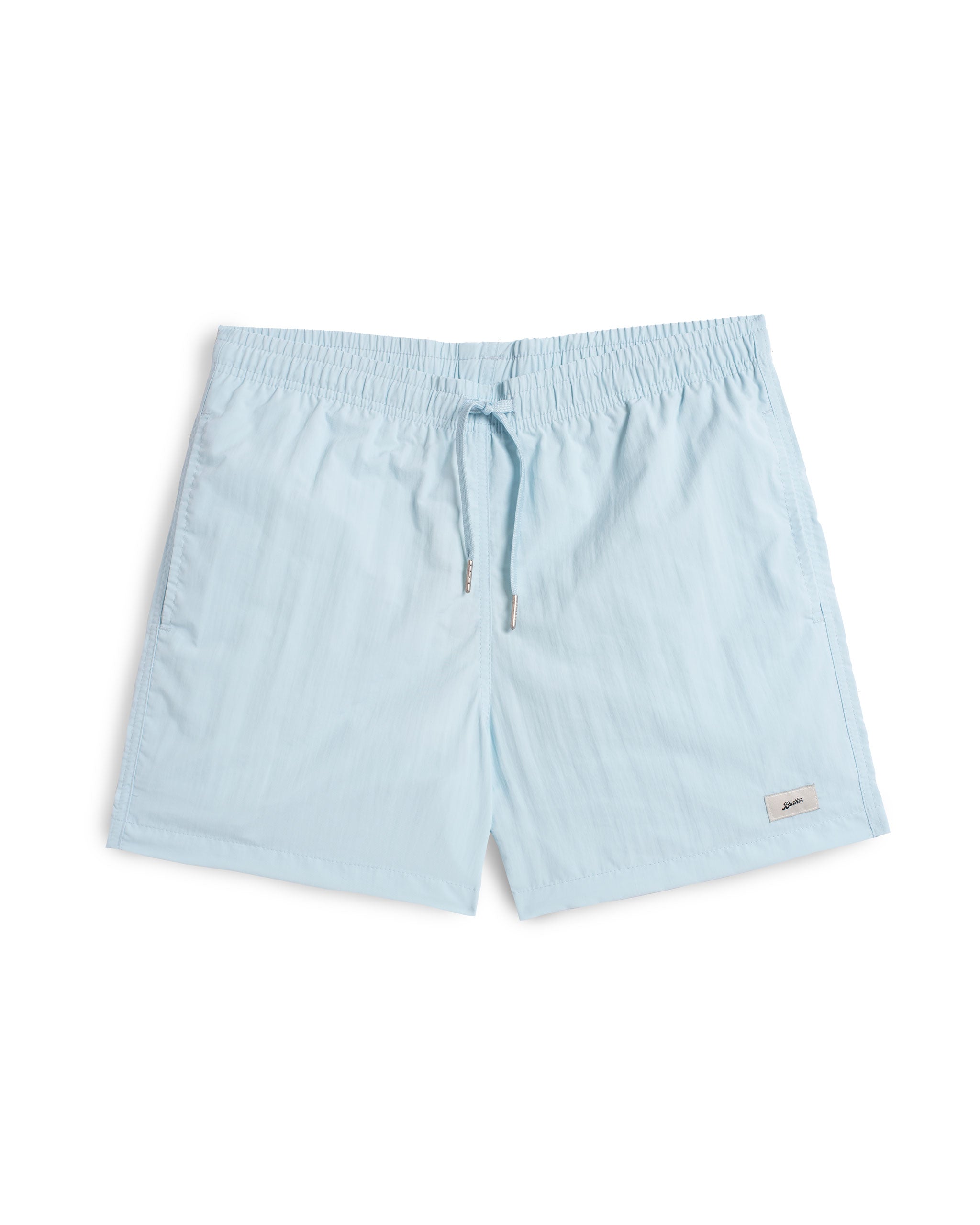 Solid Baby Blue Swim Trunk