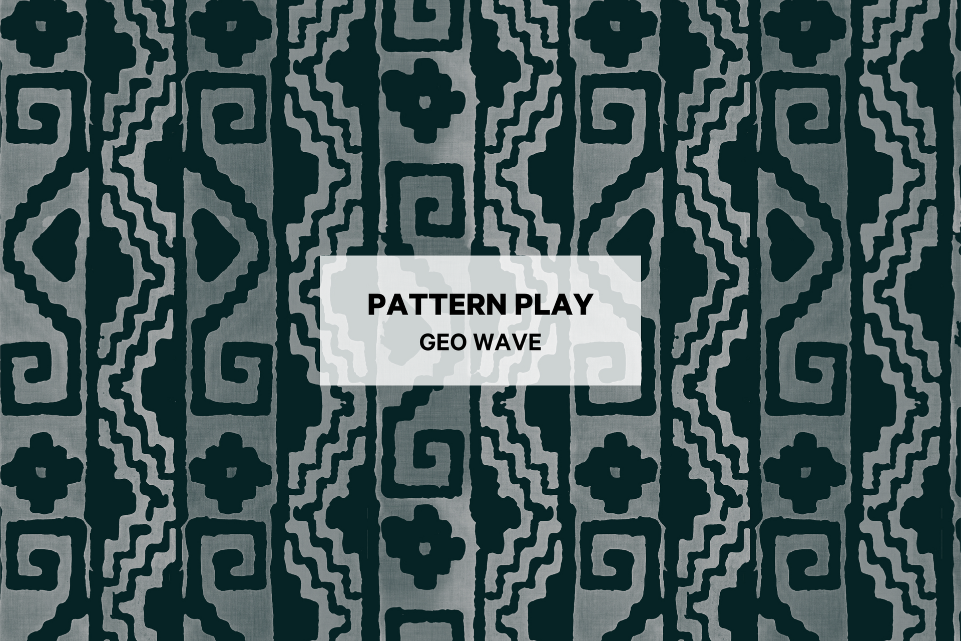 Pattern Play - Geo Wave – Bather.com