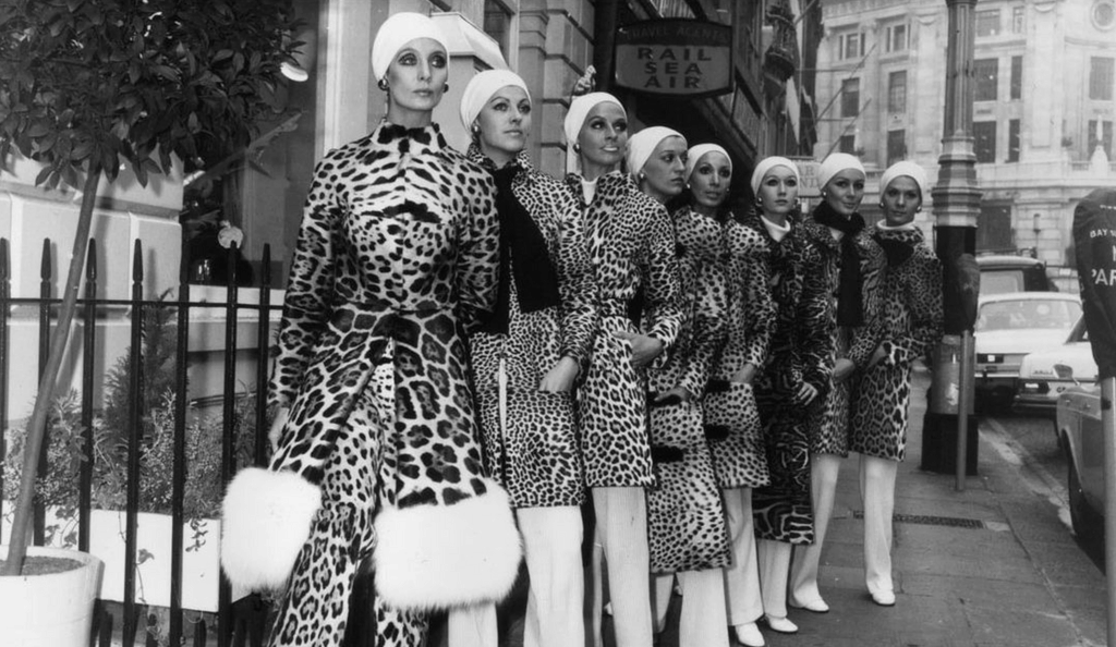 Christian Dior's Leopard print collection.
