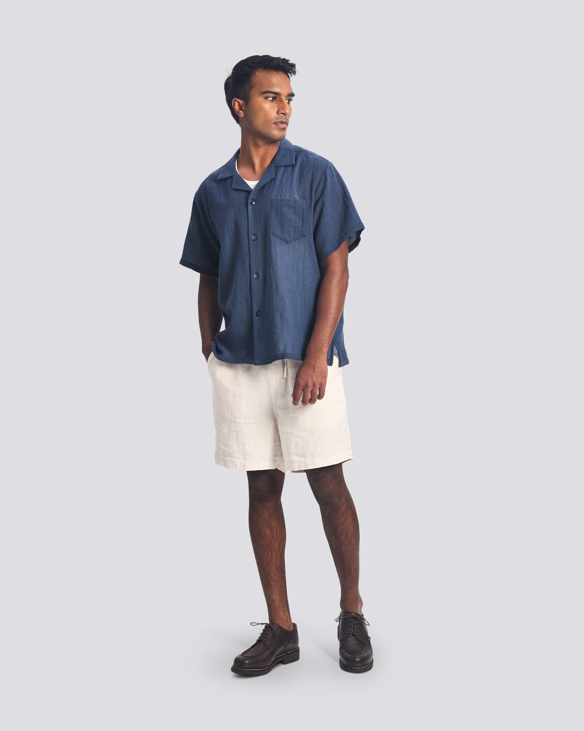 Steel Wool Gauze Camp Shirt