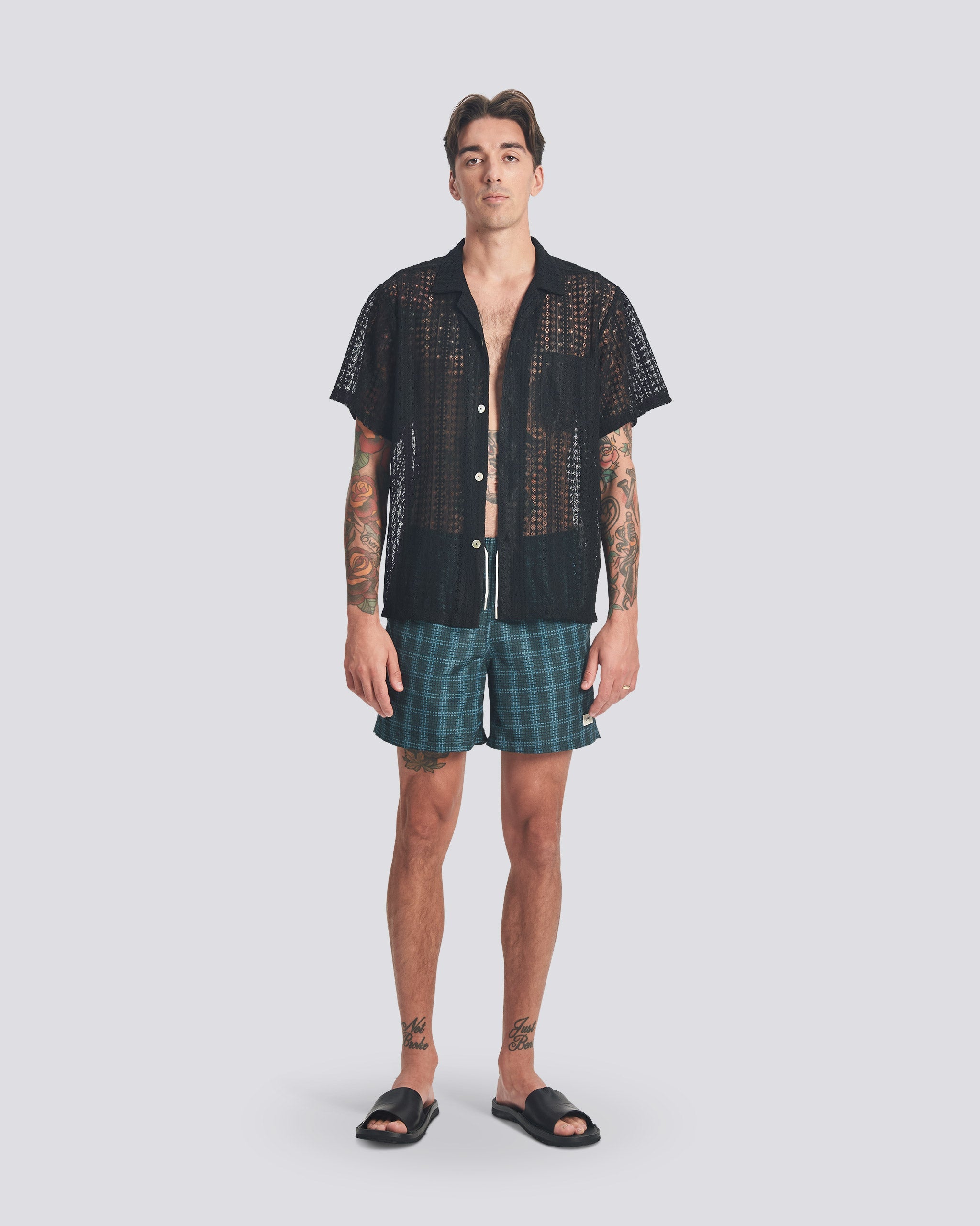Ink Gonzo Lace Camp Shirt