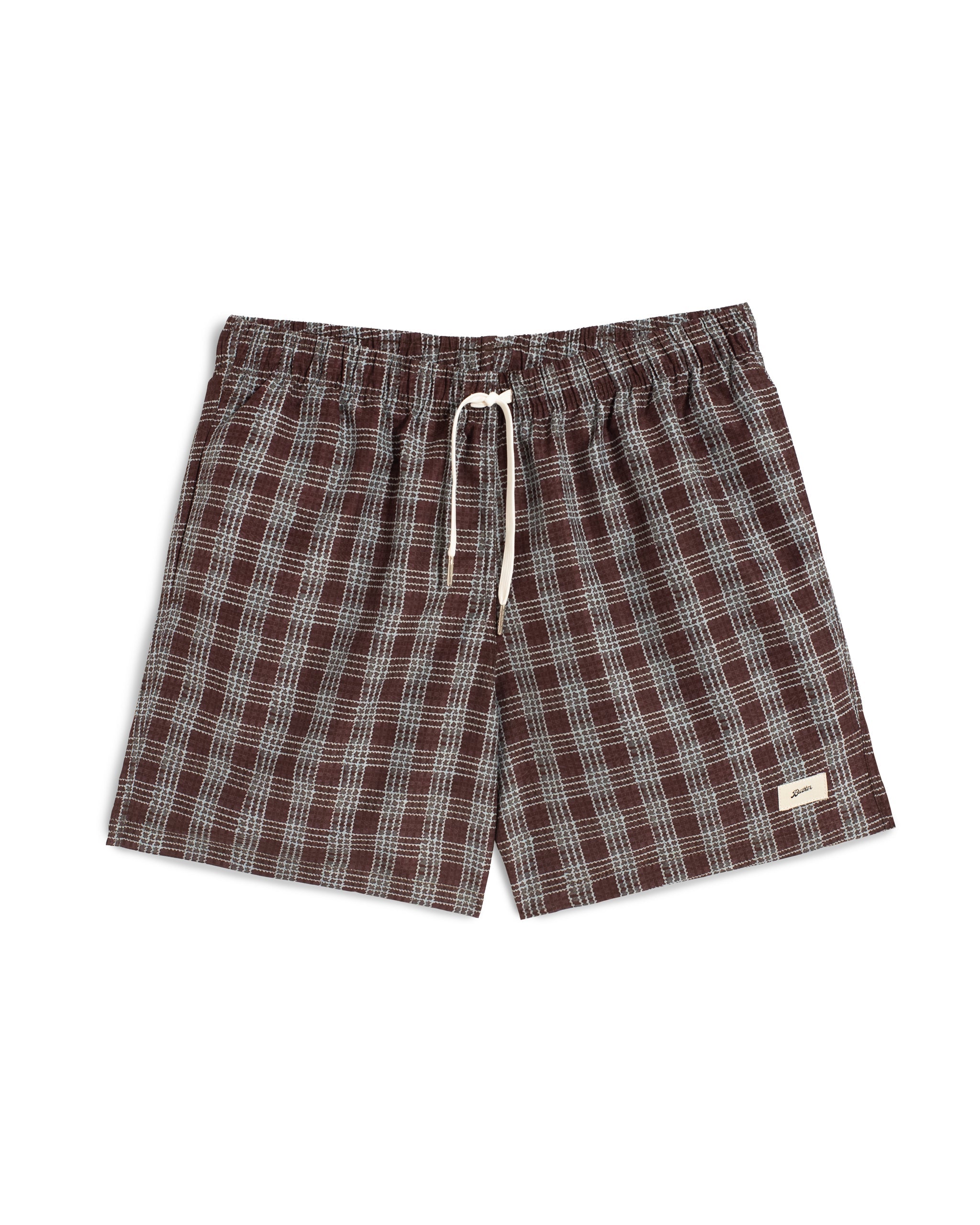 Amethyst Tartan Swim Trunk