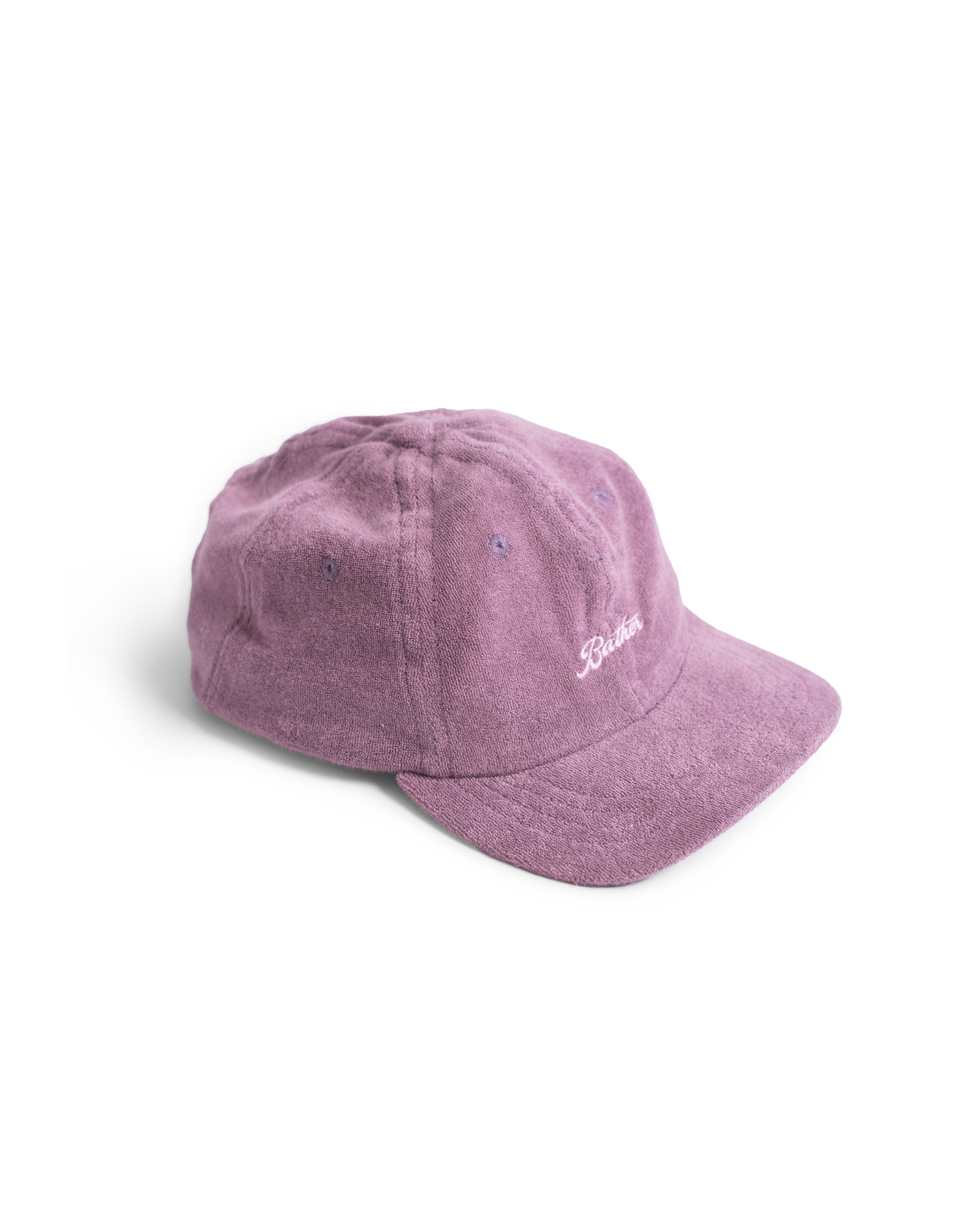 Purple Heather Terry Cotton 6 Panel Hat 