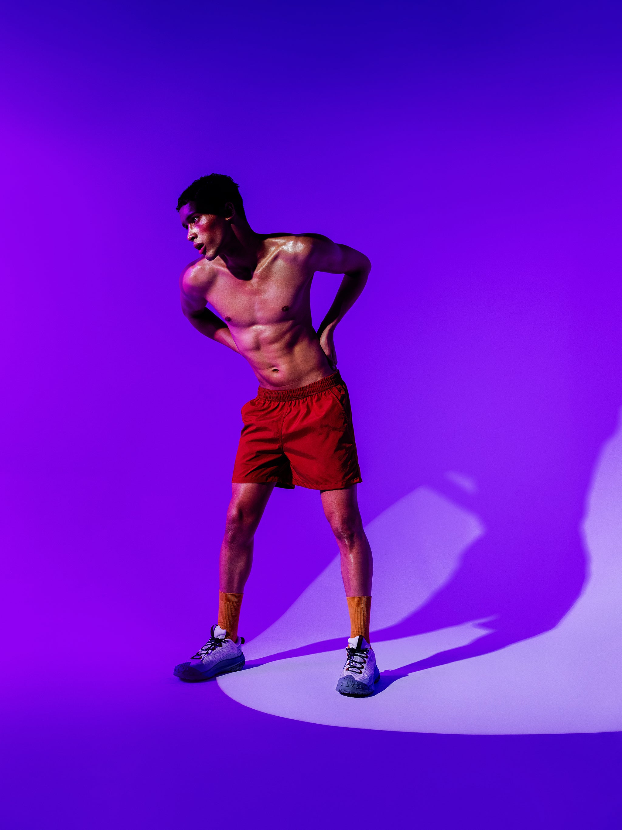 Iridescent Crimson Modern Trunk - Bather.com