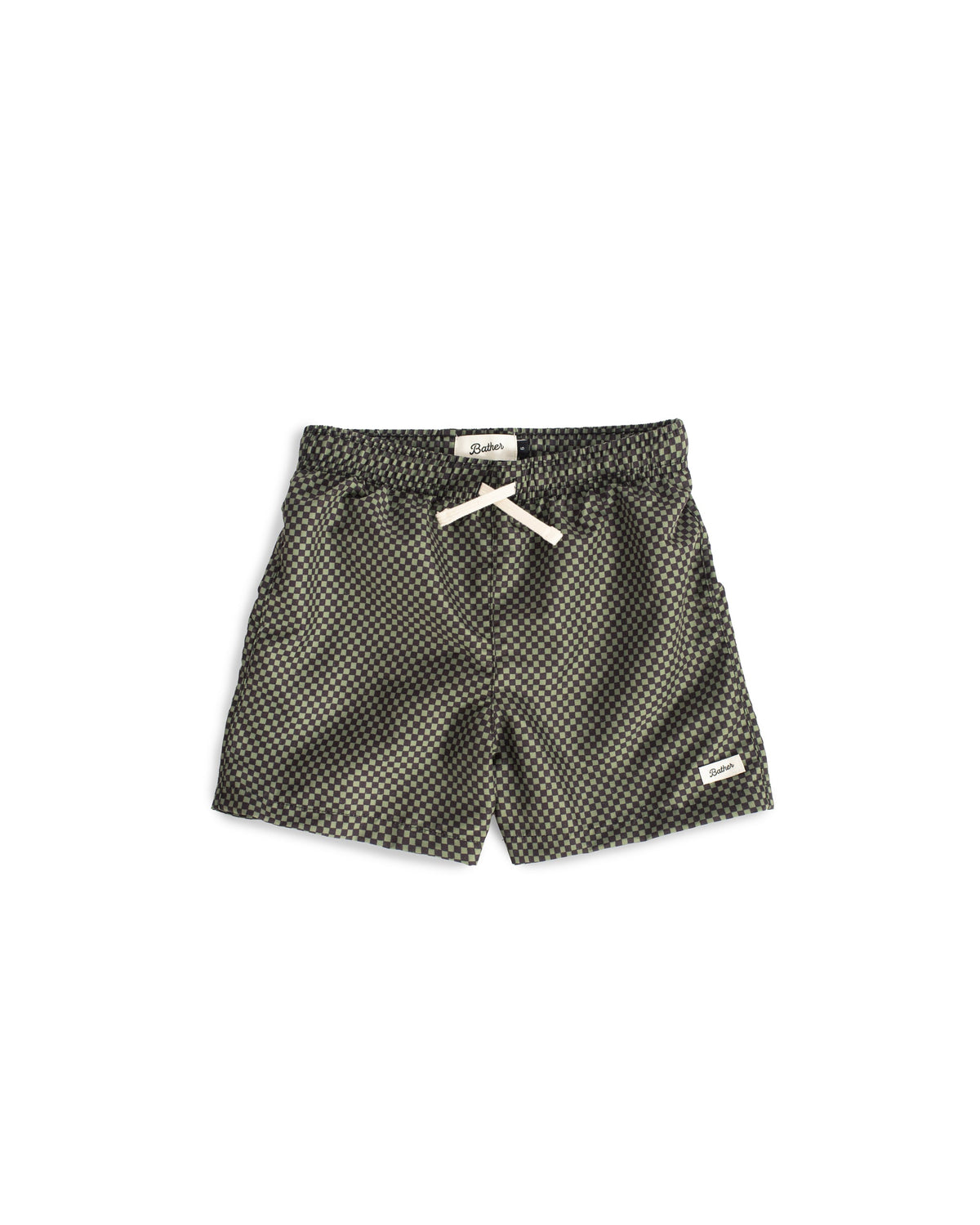 Kids' Clover Checker Swim Trunk