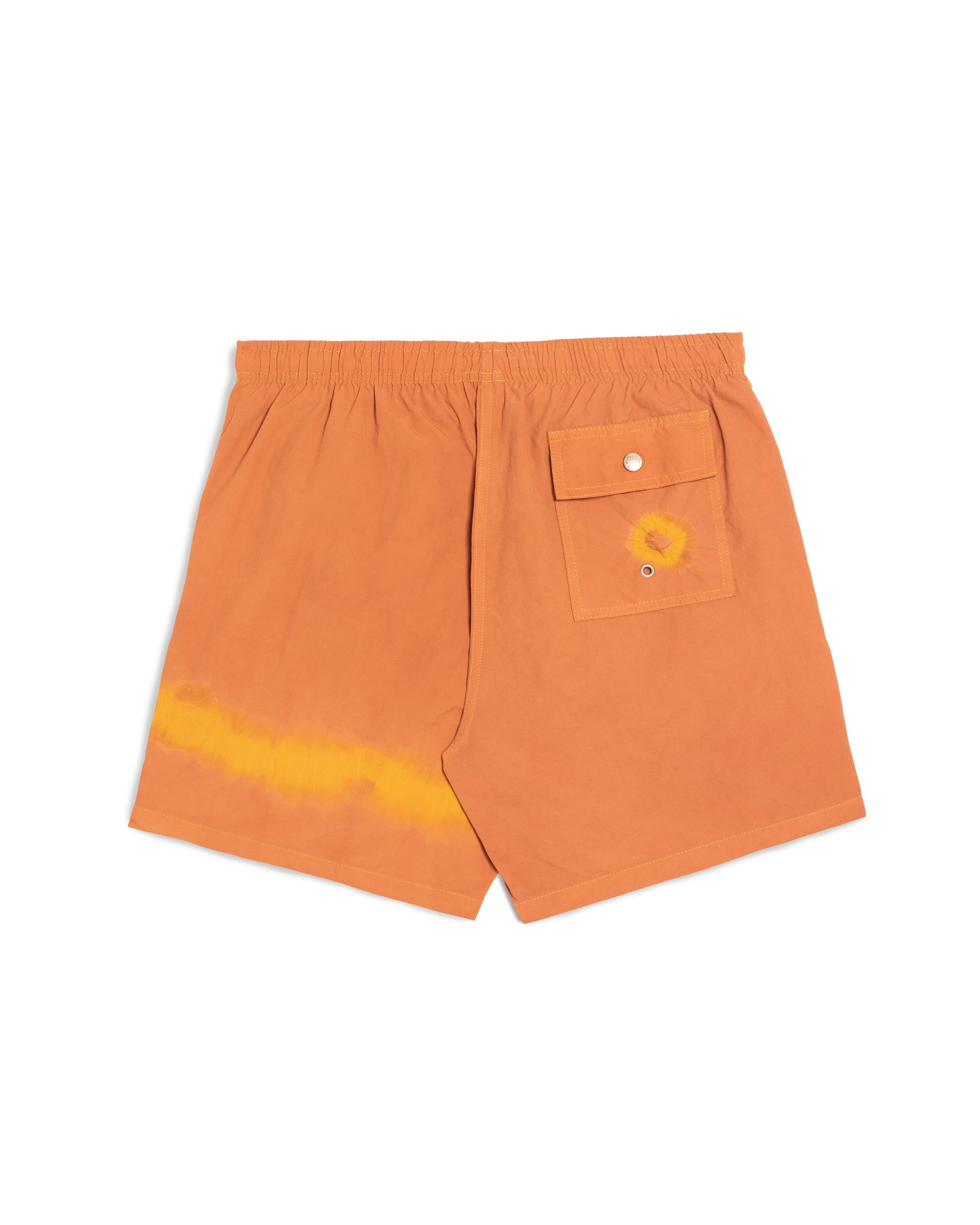Over Dyed Madder Tangerine Swim Trunk