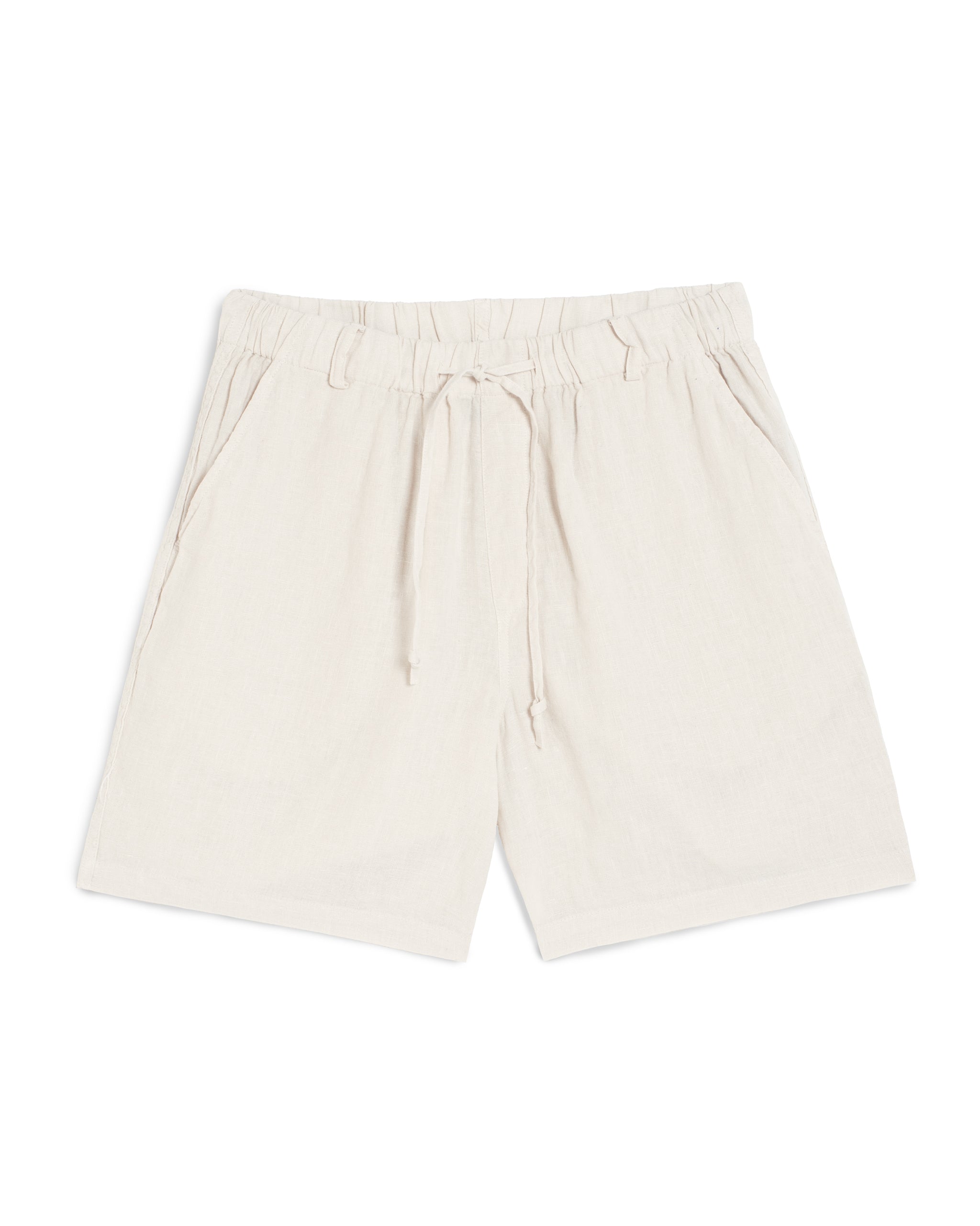 Bather men's off-white linen short