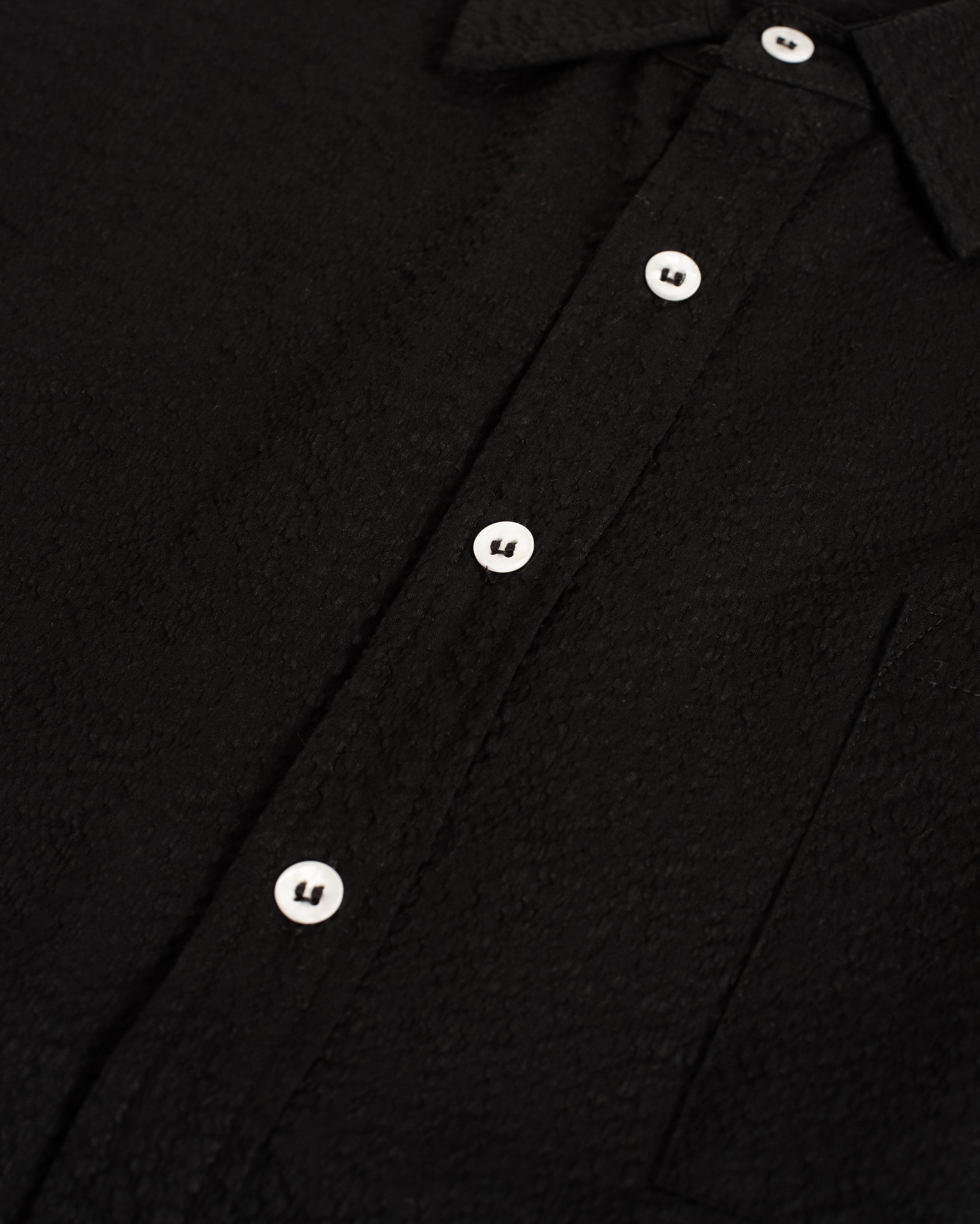 Black Ripple Leisure Shirt