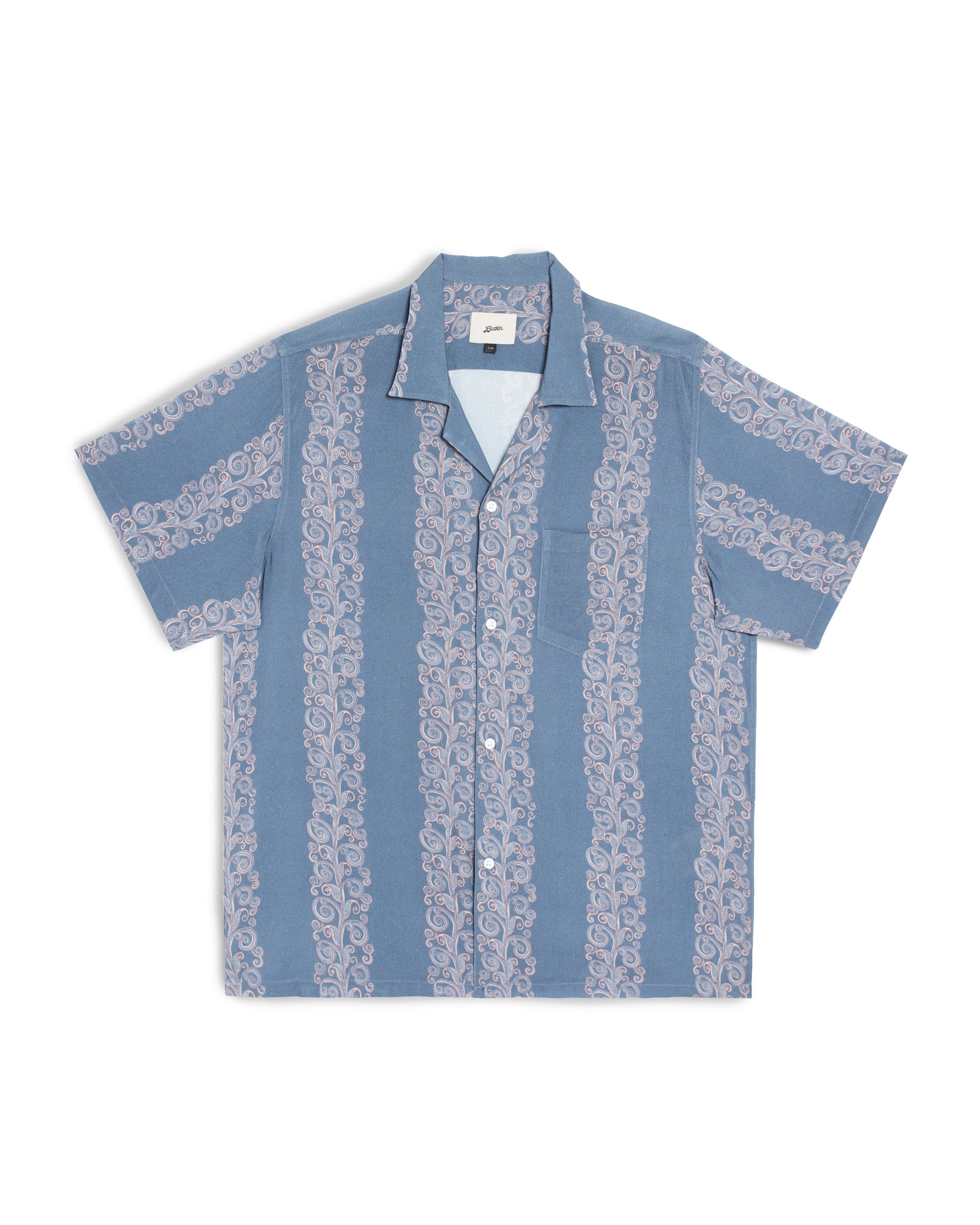 Coral Fiesta Camp Shirt