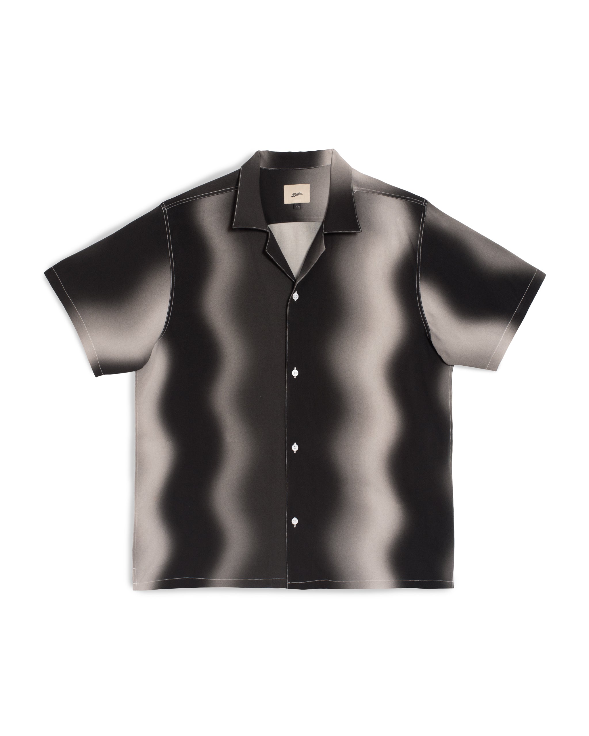 Black and gray gradient shirt on a white background