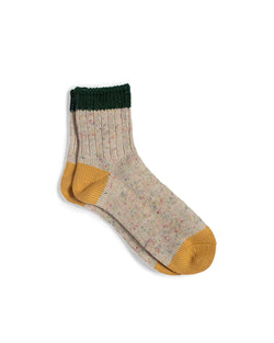 Green 4-Season Hemp Sock