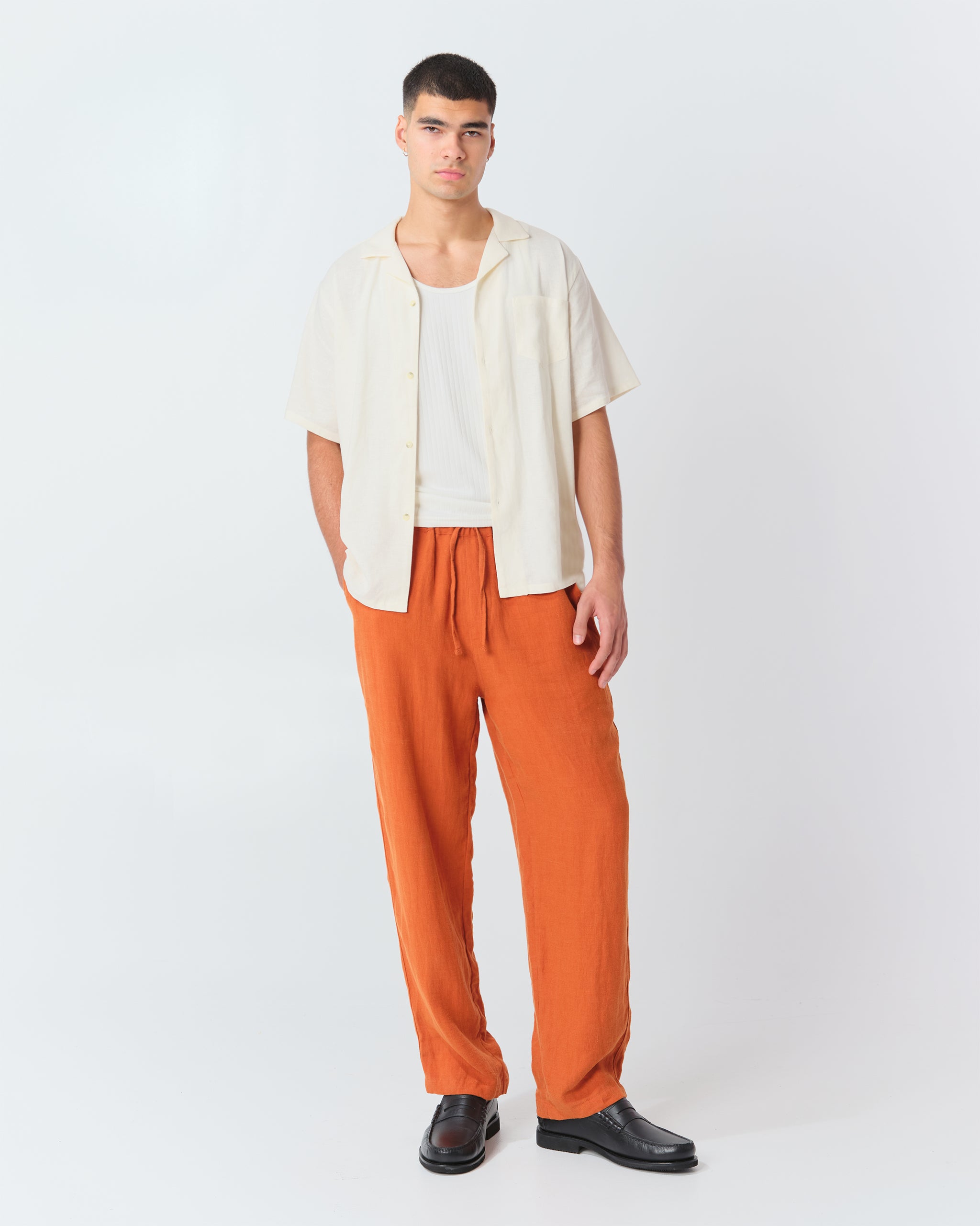 Squash Linen Leisure Pant