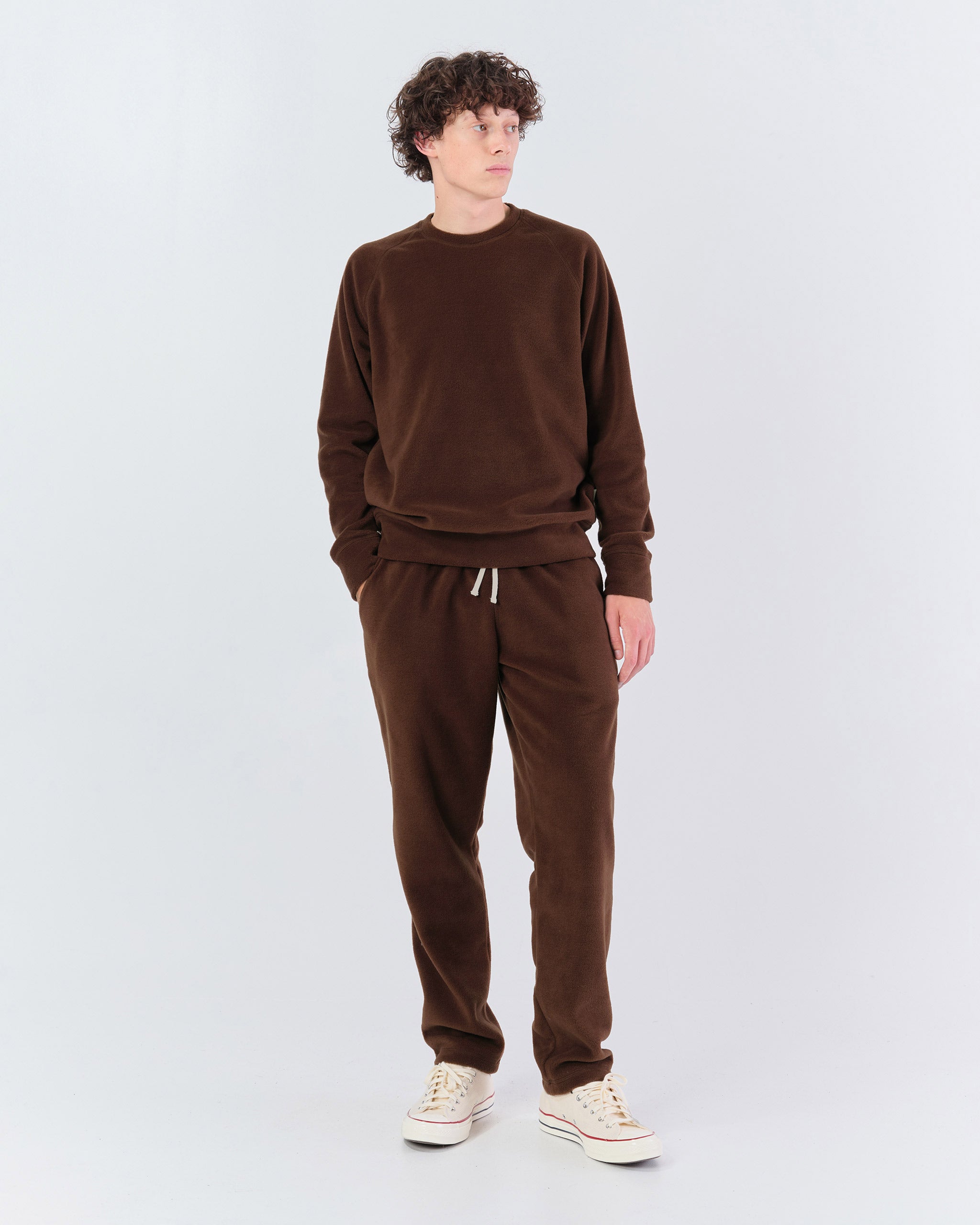 Walnut Fleece Crewneck