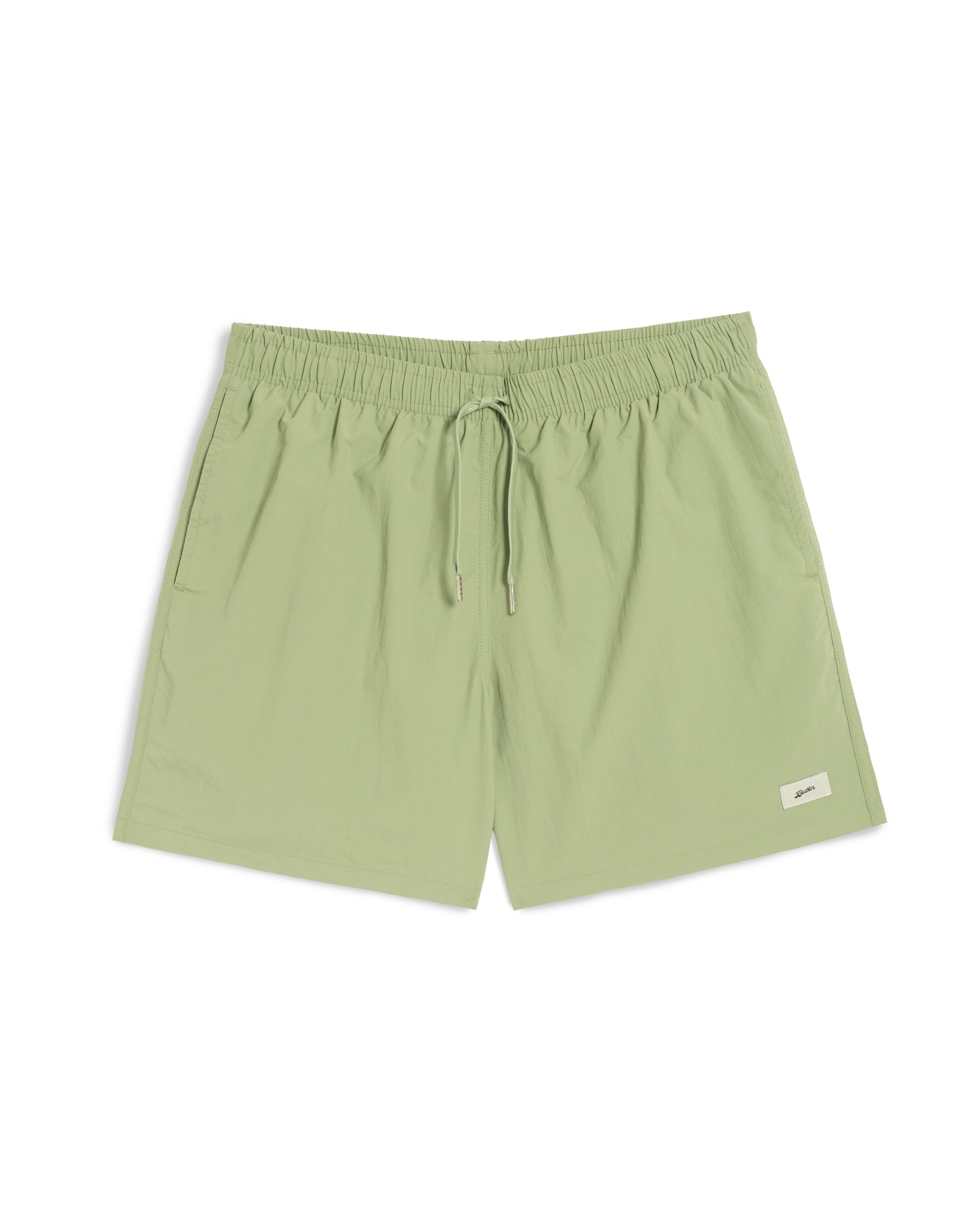 Solid Moss Swim Trunk