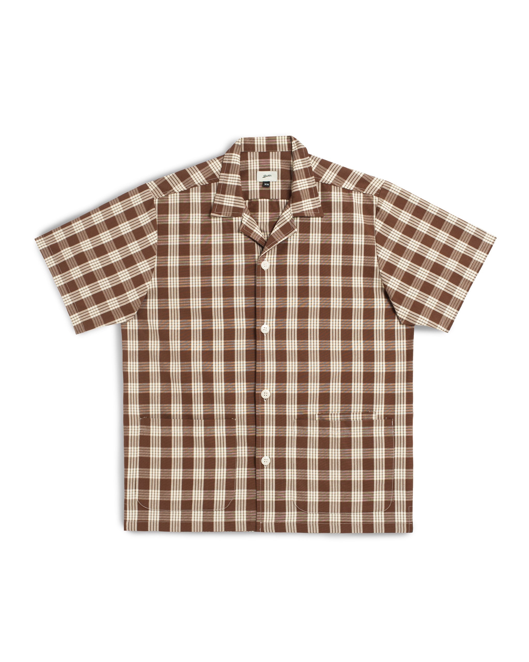 Walnut Palaka Traveler Camp Shirt