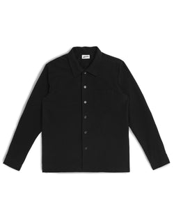 Black Flannel Leisure Shirt