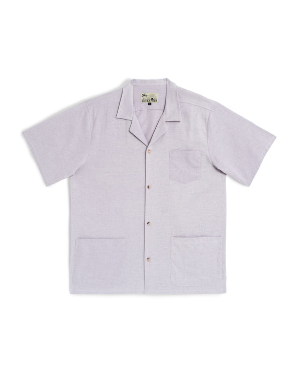 Lavender Linen Traveler Shirt