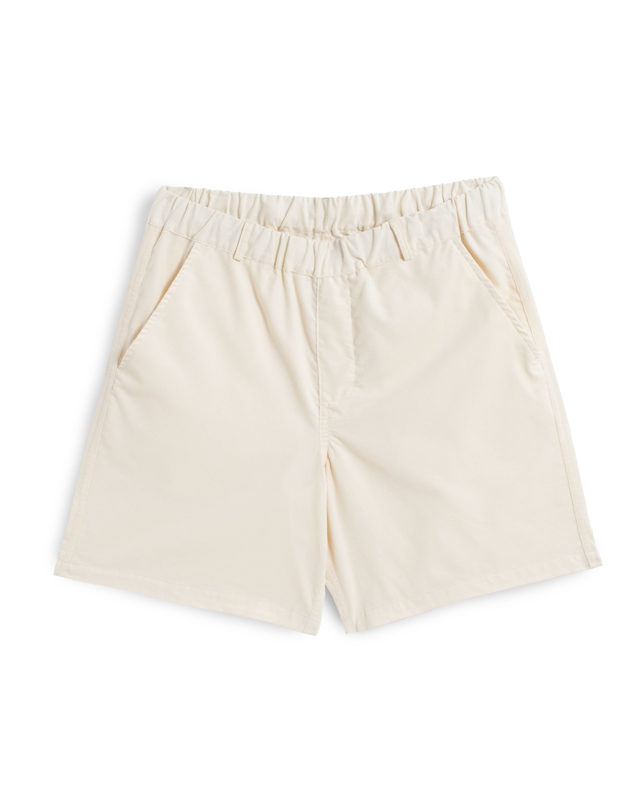 Solid Natural Cotton Corduroy Leisure Shorts