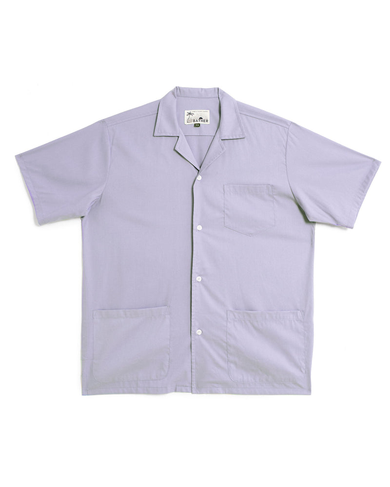Solid Lavender Traveler Camp Shirt