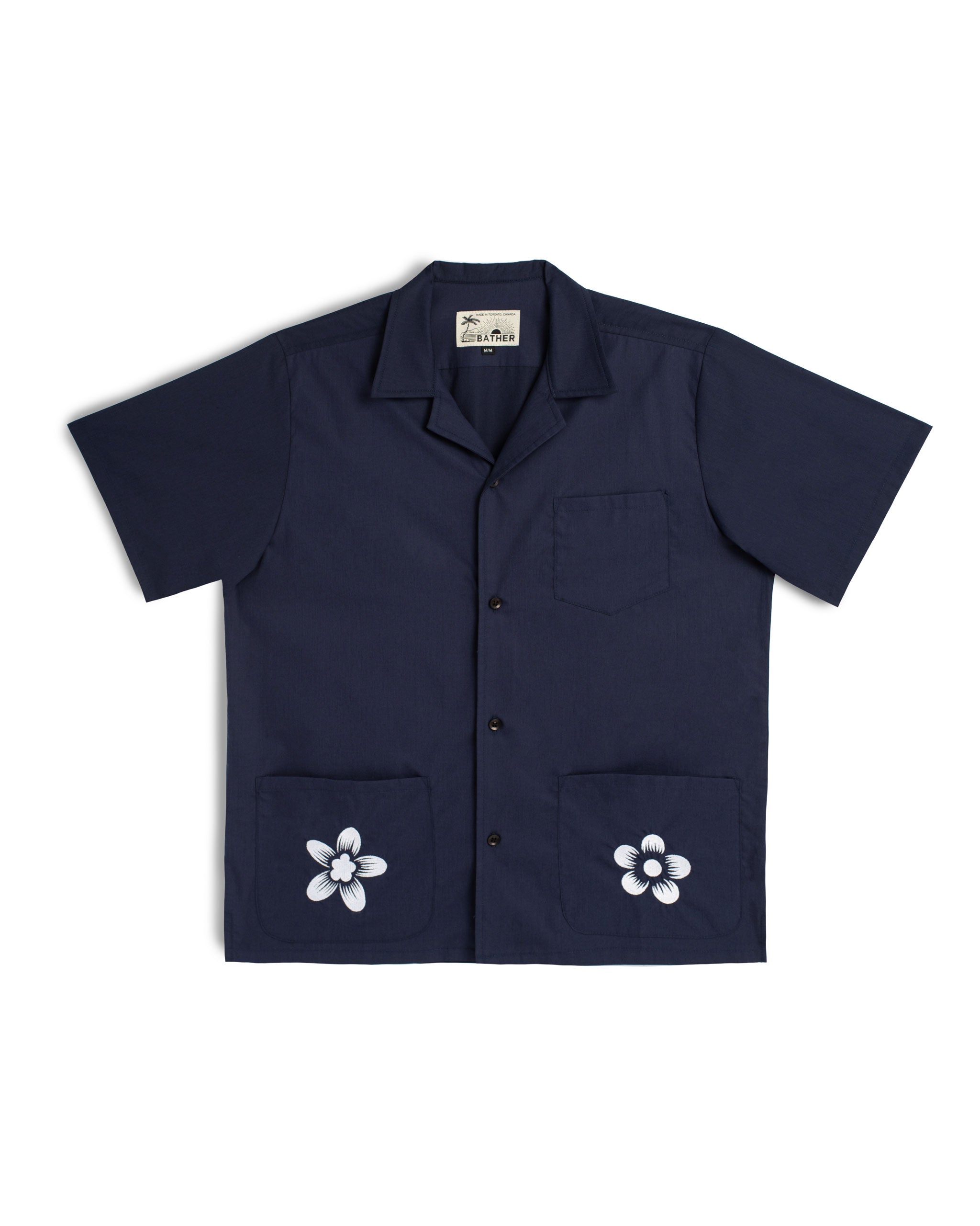 Navy T-Shirt w/embroidered Logo - Local 798